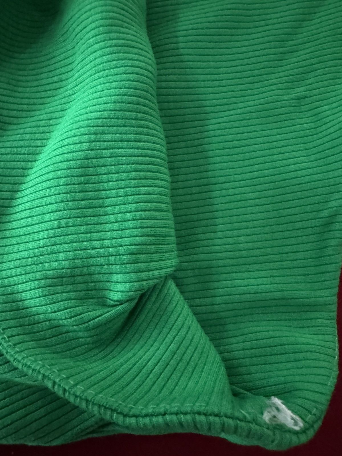 Lulus Lulus green ribbed knit two-piece skirt set NEW Size L / US 10 / IT 46 - 5 Thumbnail