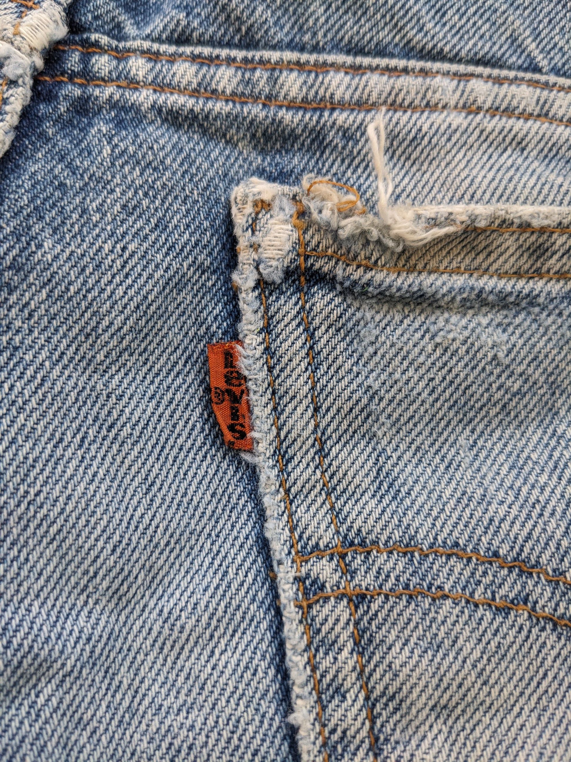 Levi's × Levi's Vintage Clothing × Vintage Vintage Levis Bootcut 517 Flare Jeans Patches Size US 31 - 15 Thumbnail