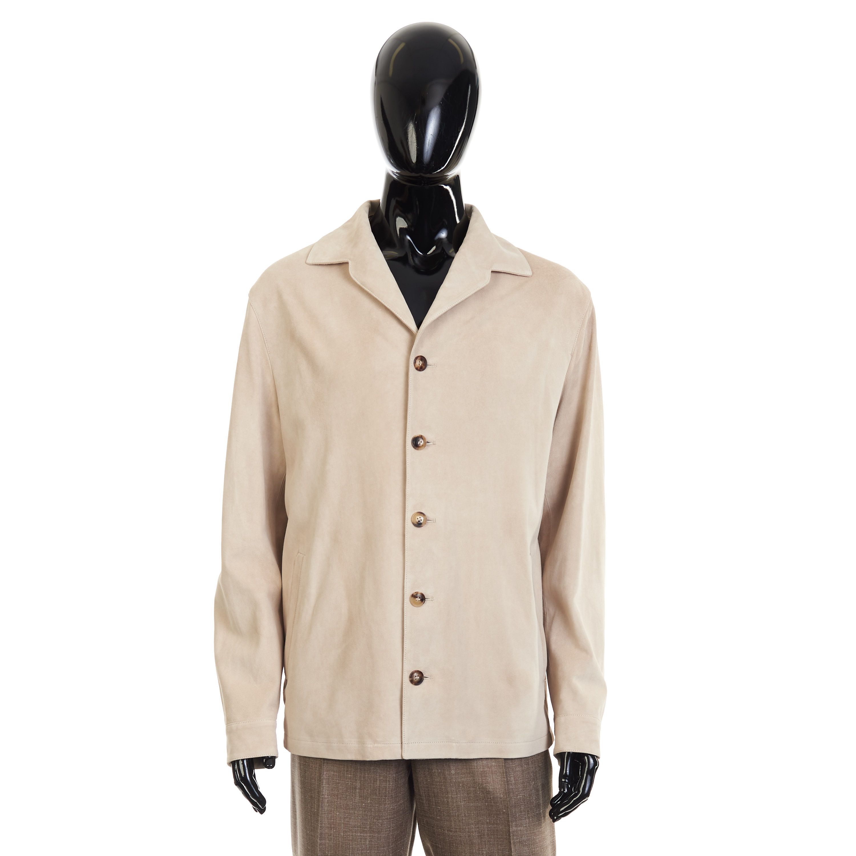 Other Brett Johnson Sand Brown Suede Overshirt Jacket Size US S / EU 44-46 / 1 - 1 Thumbnail