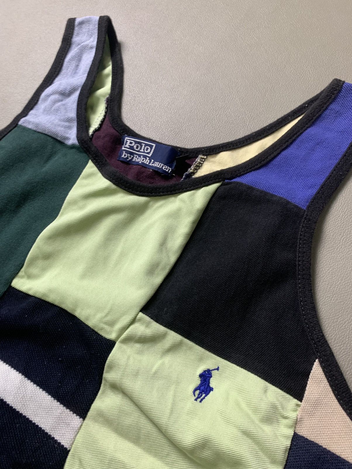 Polo Ralph Lauren × Ralph Lauren Vintage Polo Ralph Lauren Patchwork Size US L / EU 52-54 / 3 - 3 Thumbnail