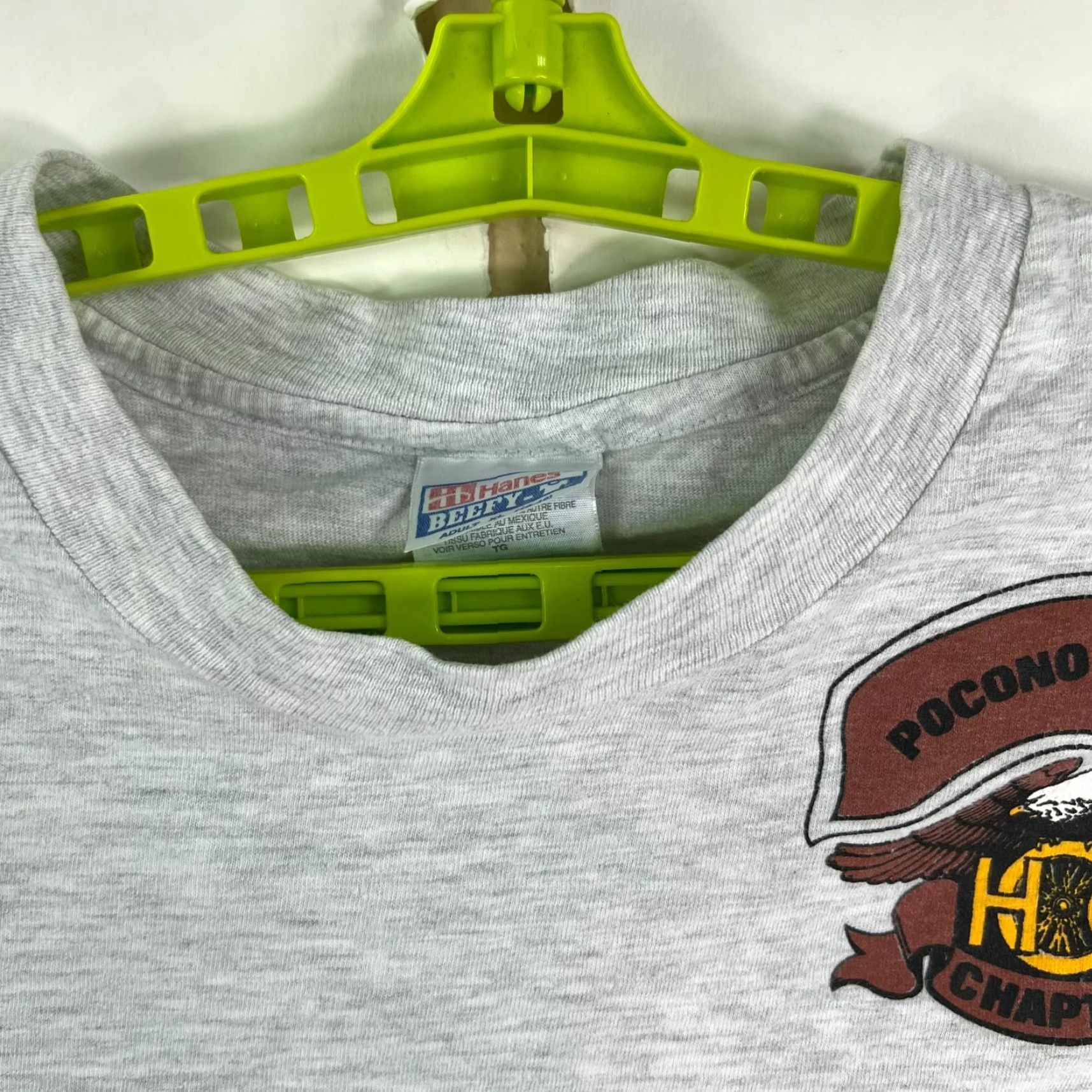 Harley Davidson Harley-Davidson T Shirt Mens Pocono HOG Chapter XL Gray Short Sleeve Size US XL / EU 56 / 4 - 3 Thumbnail