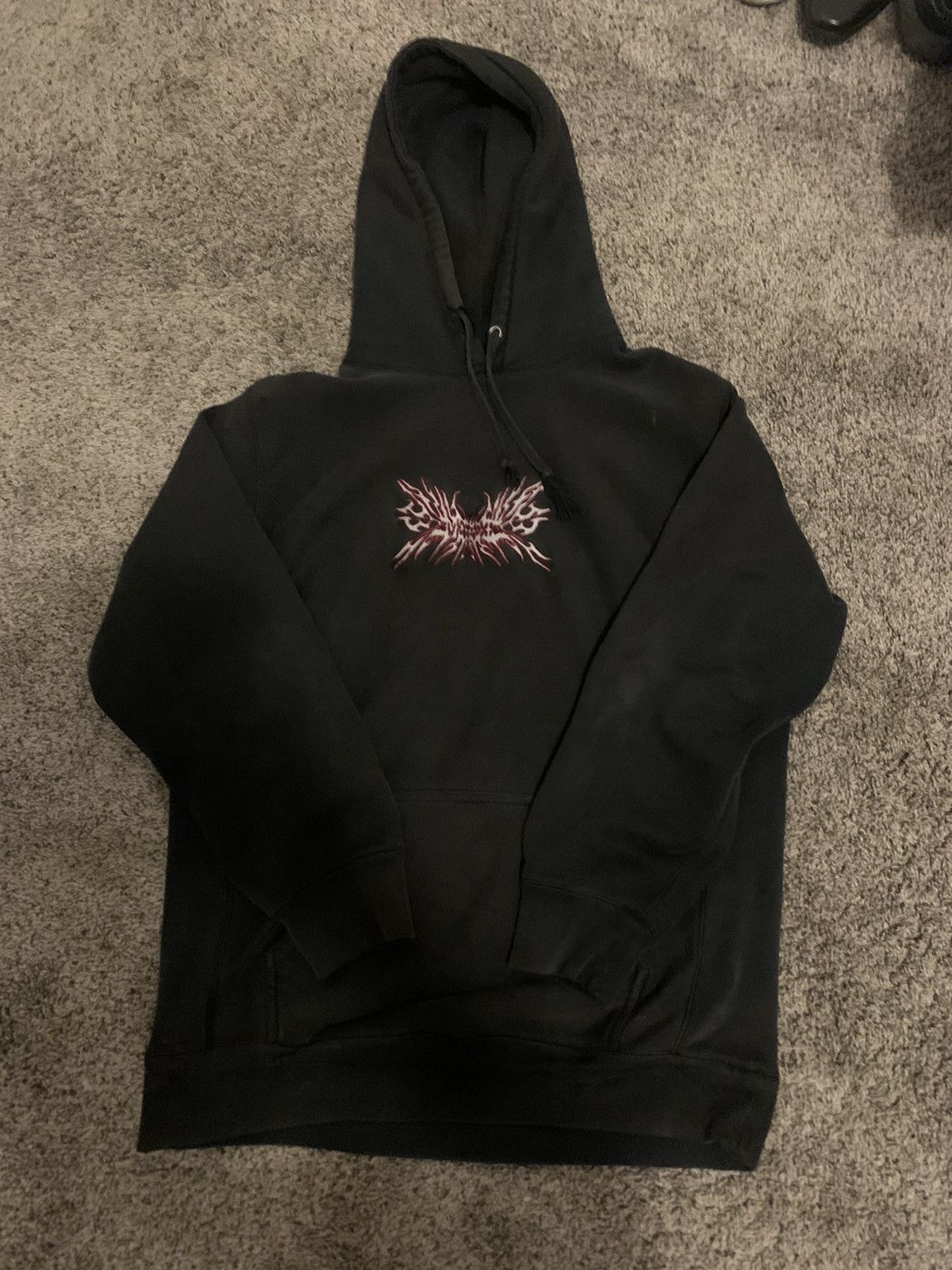 image of Ec Melodi x Redrum Dogpound Melodi Seed Hoodie in Black, Men's (Size Large)