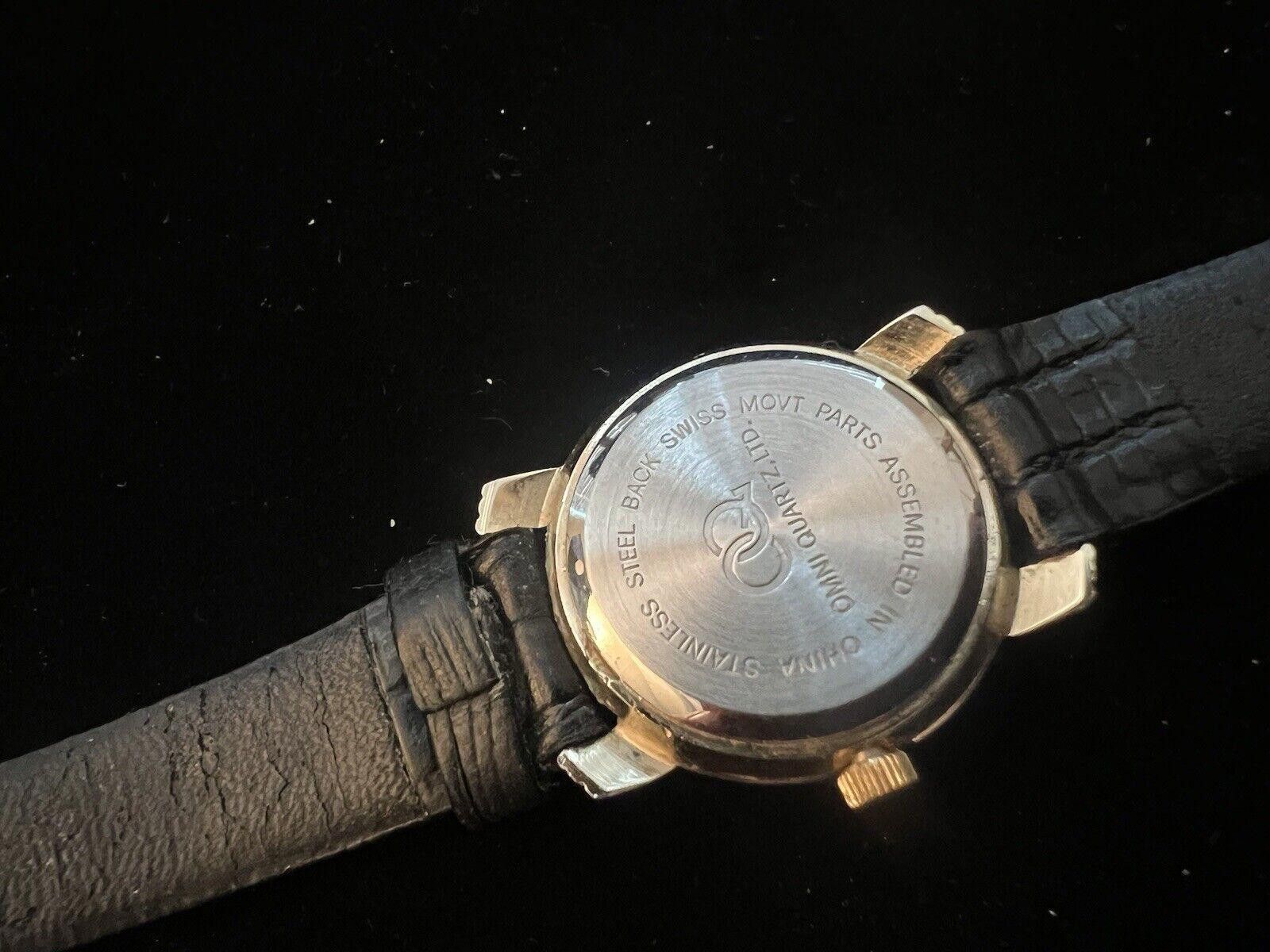 Designer Vintage Swiss Made Omni Watch Ladies Diamond New Battery Size ONE SIZE - 2 Thumbnail