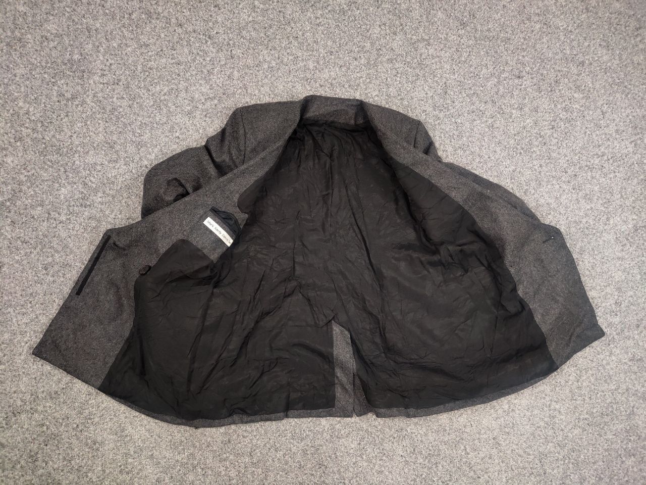 Japanese Brand Mark Kenly Domino Tan studio Design Dark Gray Women Blazer Size XS / US 0-2 / IT 36-38 - 14 Thumbnail