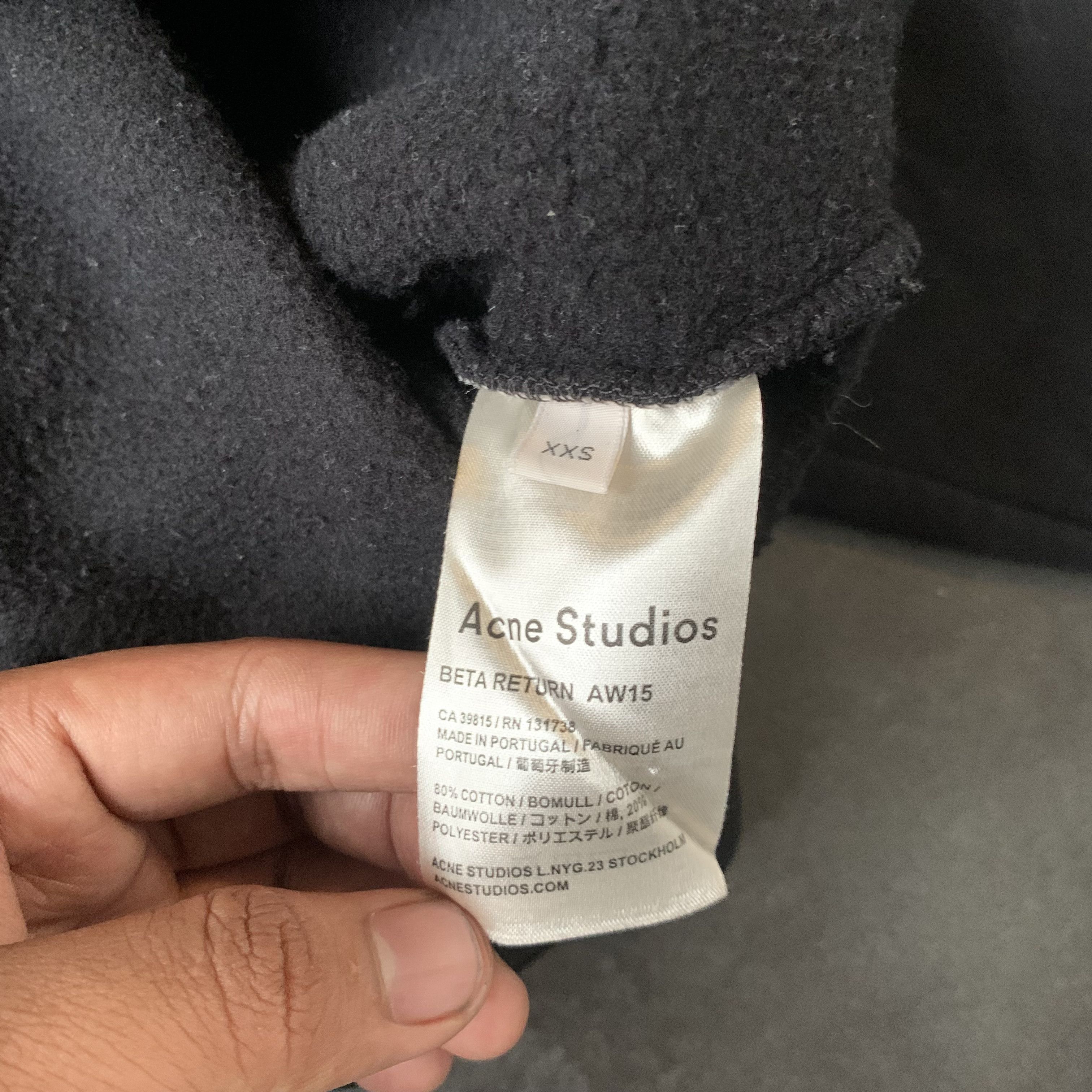 Acne Studios Acne Studios AW15 'Please Note' Sweatshirt Size US L / EU 52-54 / 3 - 3 Thumbnail