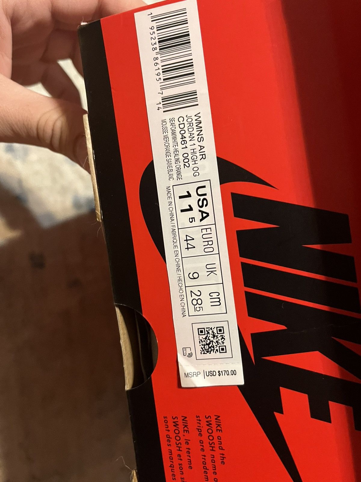 Jordan Brand Jordan 1 Seafoam Size US 10 / EU 43 - 7 Thumbnail