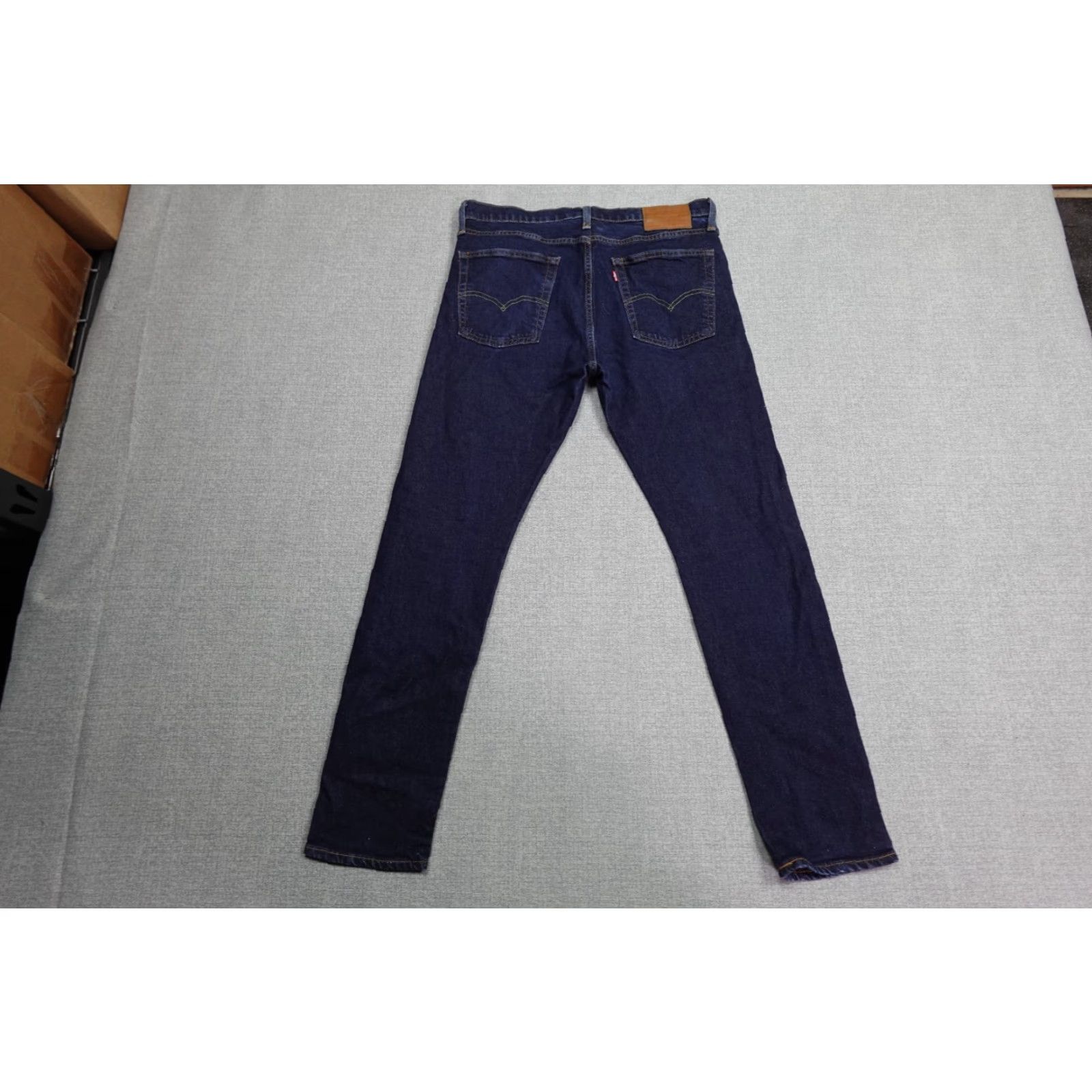 Levi's Levi's 518 Jeans Mens 34x32 Blue Regular Fit Western Cowboy Rancher Dark Wash Size US 34 / EU 50 - 4 Thumbnail