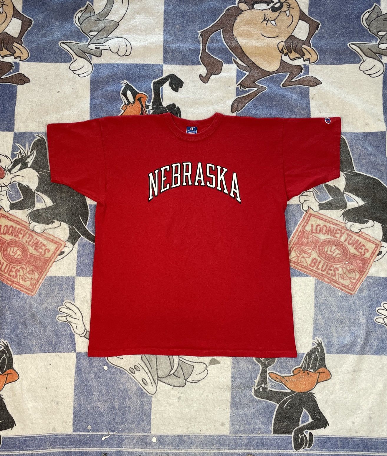 Champion Vintage Nebraska university tee Size US XXL / EU 58 / 5 - 1 Thumbnail