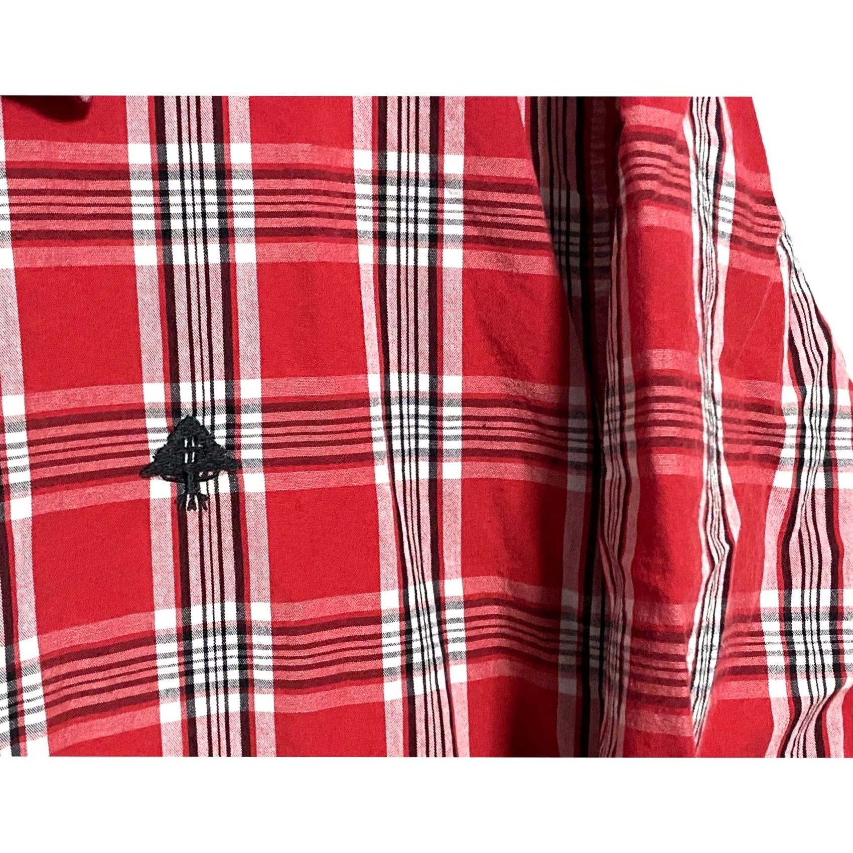 Vintage LRG Plaid Button Shirt Mens 4XL Casual Short Sleeve Cotton Red Button-Up XLG 2XL? Size US XXL / EU 58 / 5 - 4 Thumbnail