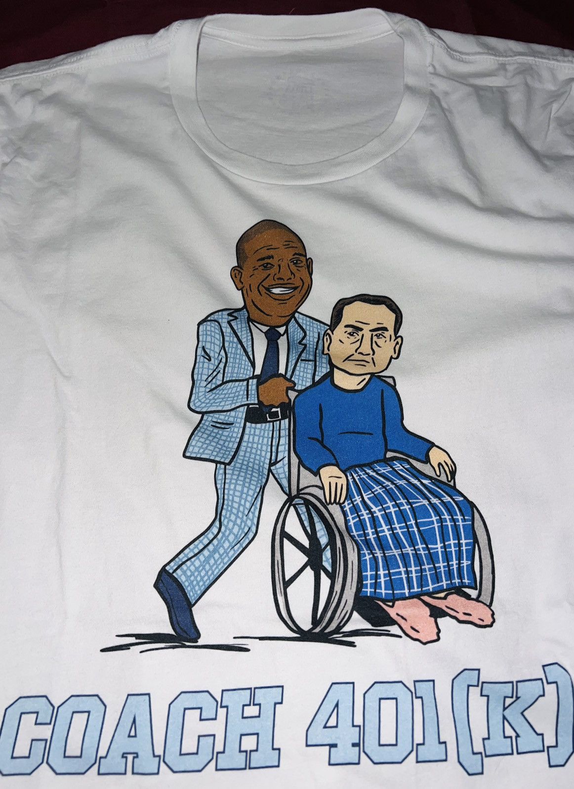 NCAA UNC BASKETBALL 🏀 COACH 401(K) Size US M / EU 48-50 / 2 - 2 Thumbnail
