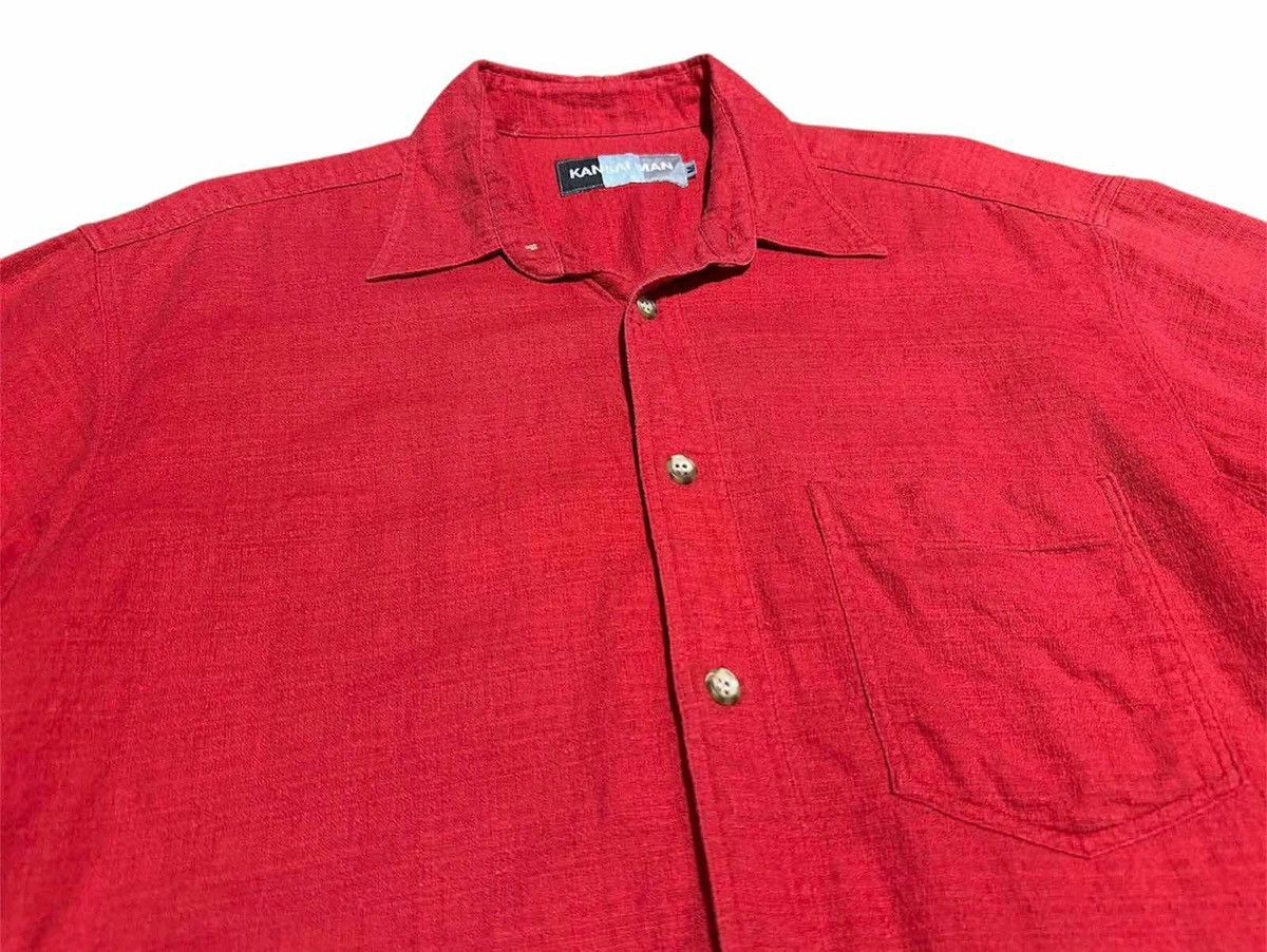 Japanese Brand 🔥Rare Design 80s Vintage Kansai Man Shirt Short Sleeve Size US M / EU 48-50 / 2 - 1 Thumbnail