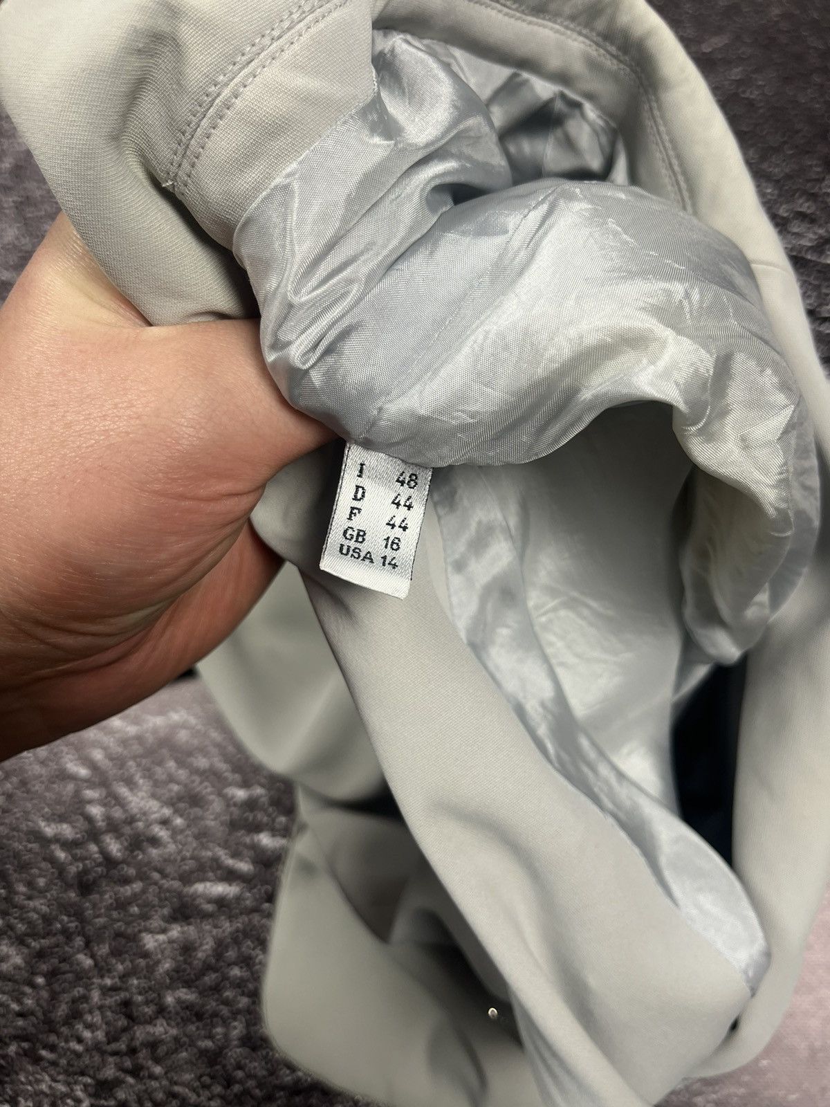 Moschino Vintage Moschino Cheap And Chic Single Breasted Grey Blazer Size XL / US 12-14 / IT 48-50 - 13 Thumbnail