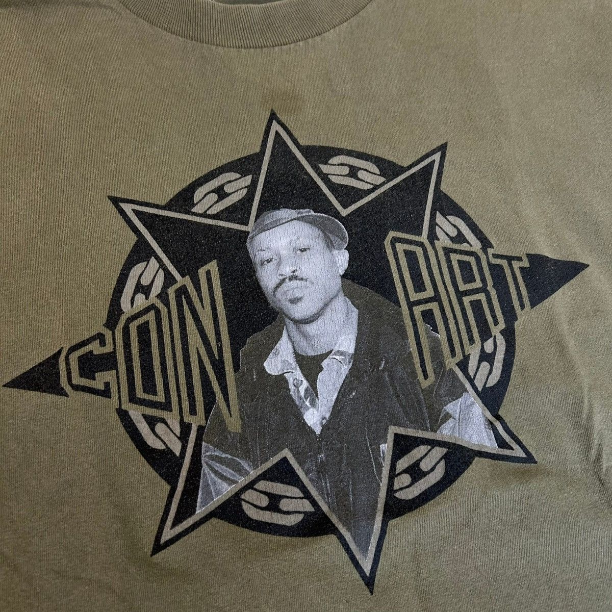 Vintage 2000s ConArt Gangstarr R.I.P. Guru Rap Y2K T Shirt Size US M / EU 48-50 / 2 - 2 Thumbnail