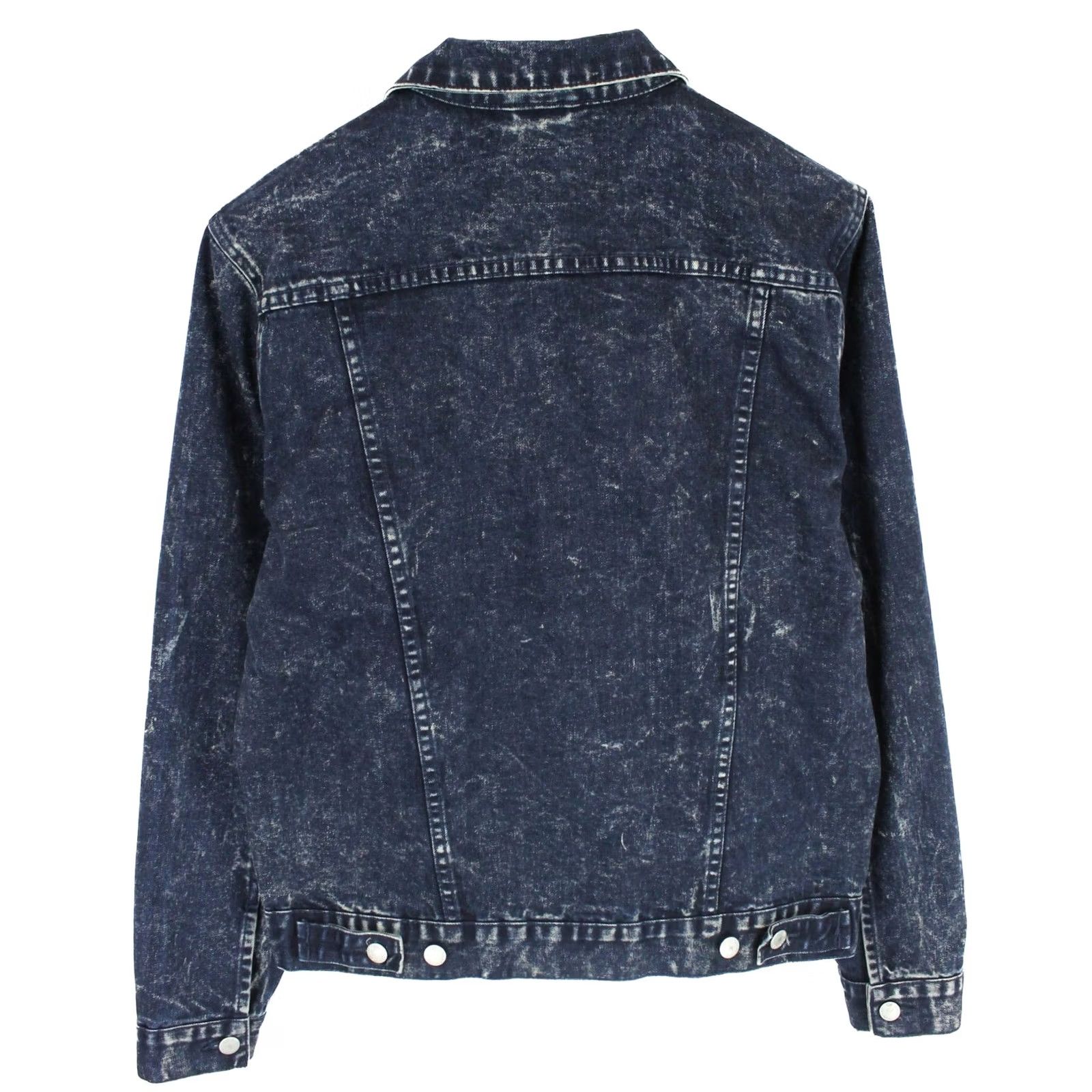 Cheap Monday Cheap Monday Stapie Denim Jacket Sulphur Blue Large Mens Button Up Polo Denim Jacket Size US L / EU 52-54 / 3 - 2 Thumbnail