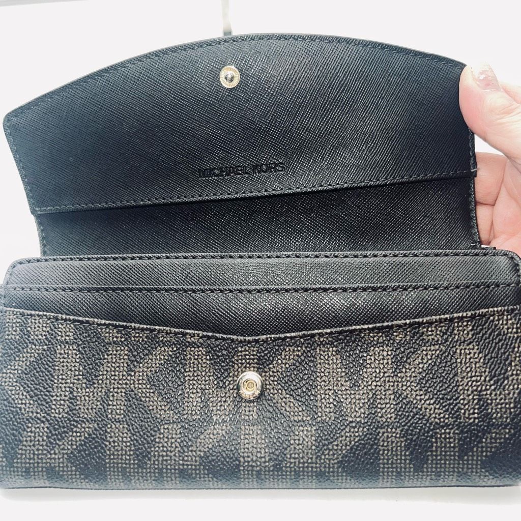 Michael Kors Michael Kors long Signature Snap Wallet Size ONE SIZE - 6 Thumbnail