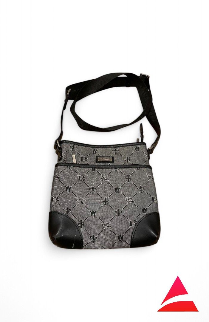 Burberry Burberry - Nova Check Shoulder Bag Crossbody Gray Black Size ONE SIZE - 1 Thumbnail