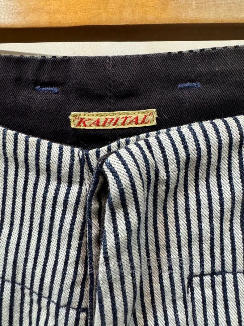 Kapital Kapital Size 0 Striped trousers, antique fabric Size US 30 / EU 46 - 3 Thumbnail