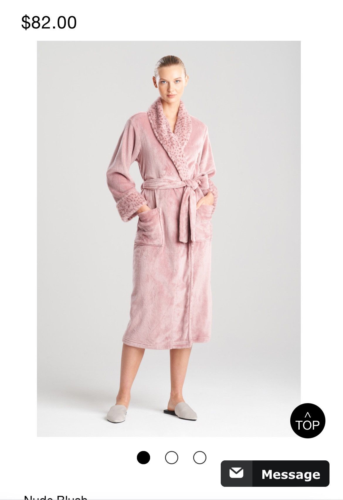 Other Natori Nude Blush Lynx Robe Size L / US 10 / IT 46 - 6 Thumbnail