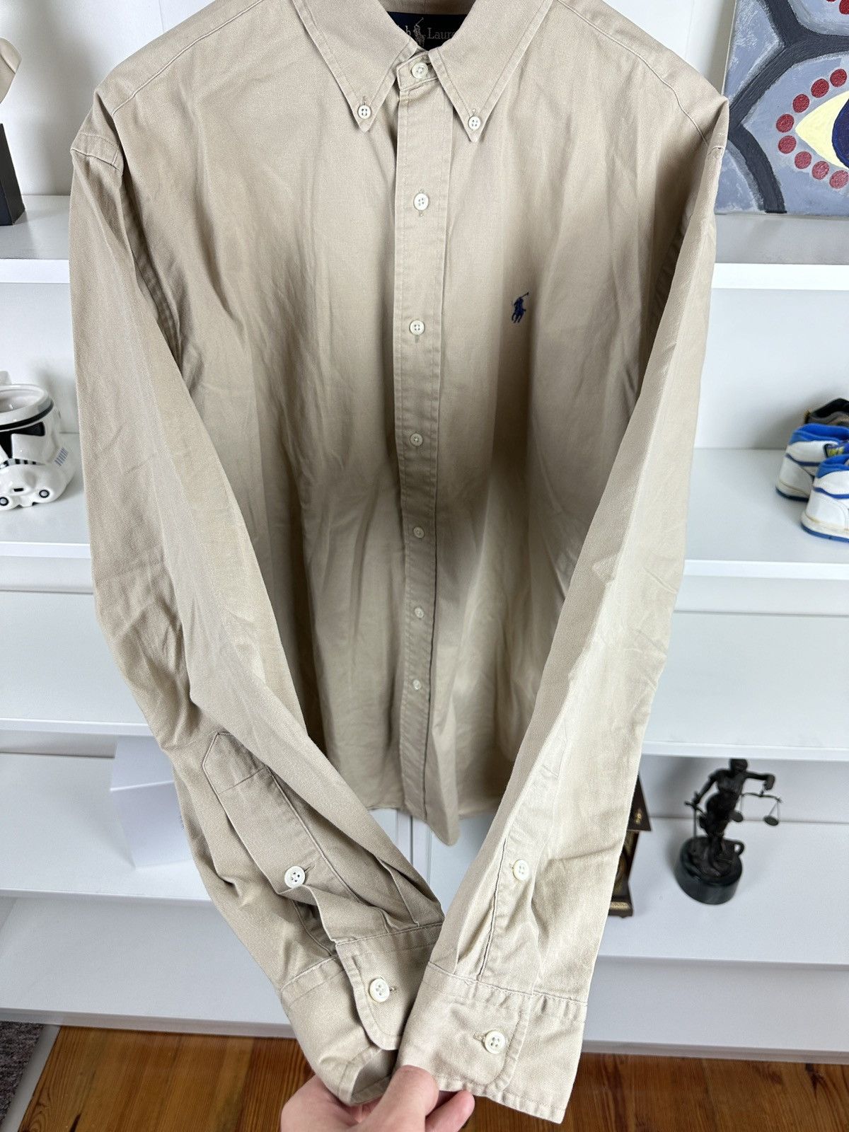 Polo Ralph Lauren Ralph Lauren beige blaire button up shirt Size US M / EU 48-50 / 2 - 7 Thumbnail