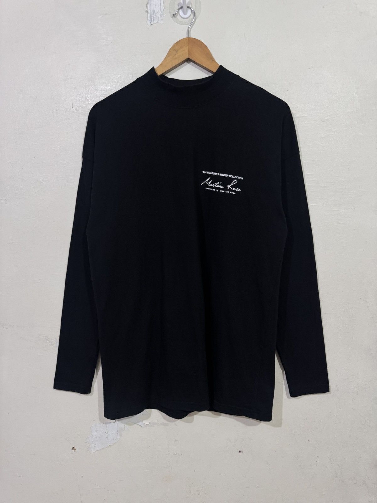 Martine Rose Funnel Neck Long Sleeve