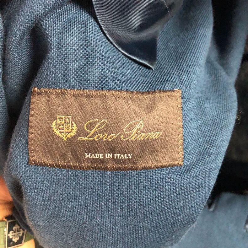 Loro Piana LORO PIANA Spring summer men's silk linen cotton single su Size 52L - 6 Thumbnail