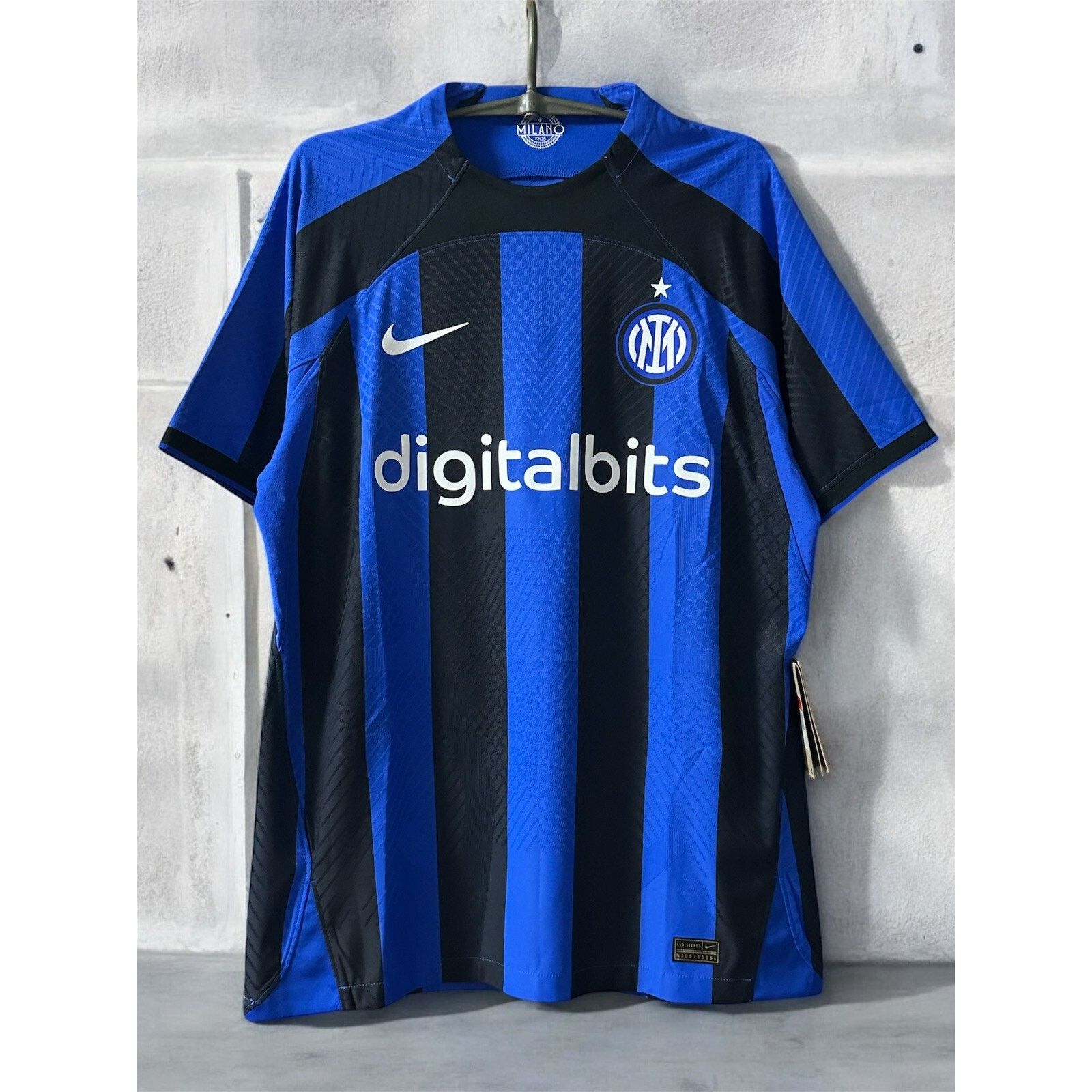 Nike INTER MILAN 2022 2023 HOME SHIRT JERSEY NIKE PLAYER ISSUE Size US L / EU 52-54 / 3 - 1 Thumbnail