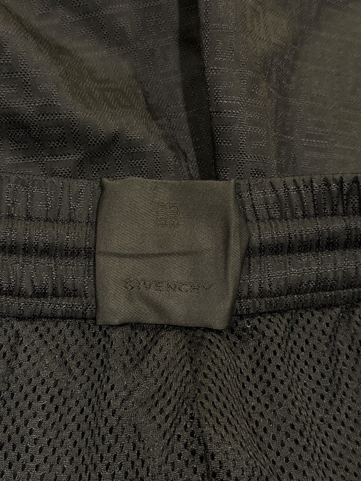 Givenchy Givenchy 4G Monogram Jacquard Logo Print Black Nylon Shorts Size US 32 / EU 48 - 10 Thumbnail