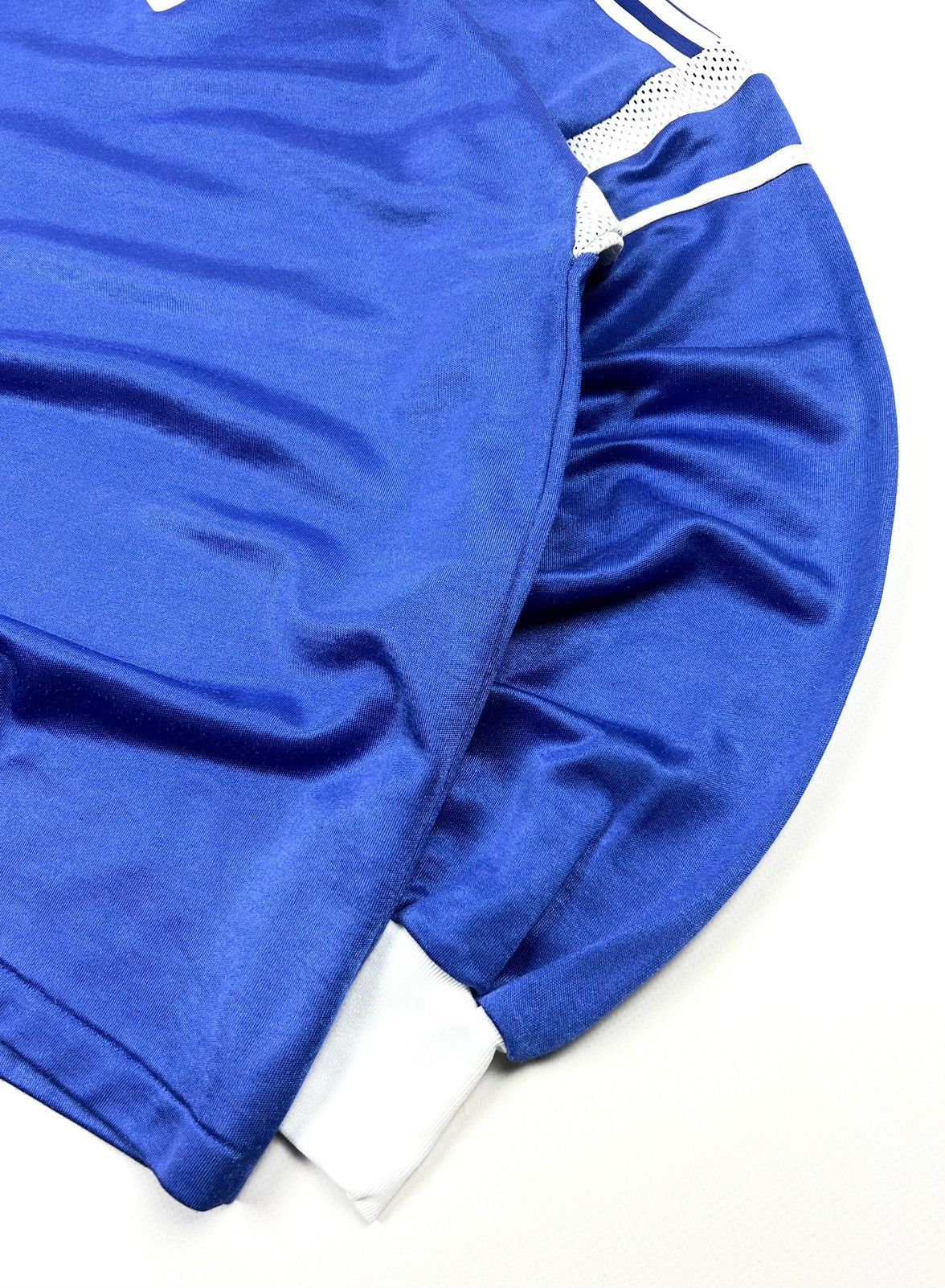 Adidas RARE Adidas 80s Vintage Soccer Jersey Blue L Made in France Size US L / EU 52-54 / 3 - 13 Thumbnail