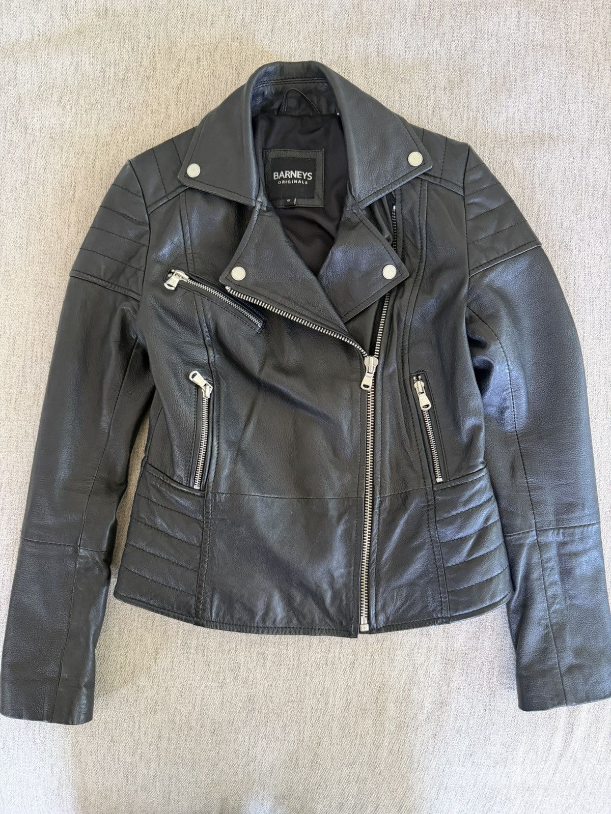 Barneys New York Barneys Women's sheep leather jacket Size S / US 4 / IT 40 - 1 Thumbnail