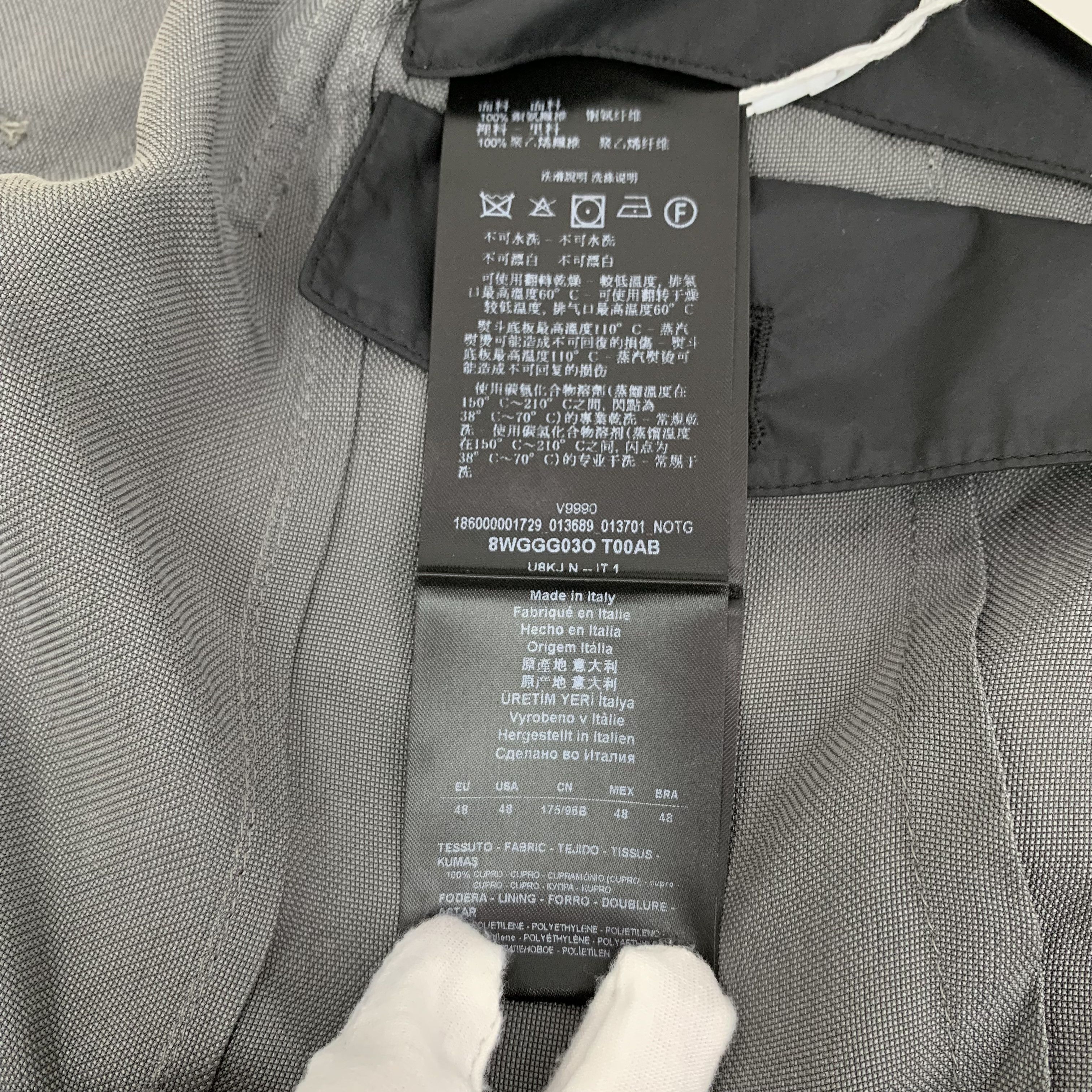 Armani Armani Single-Breasted Blazer Gray (48) Size 48R - 6 Thumbnail