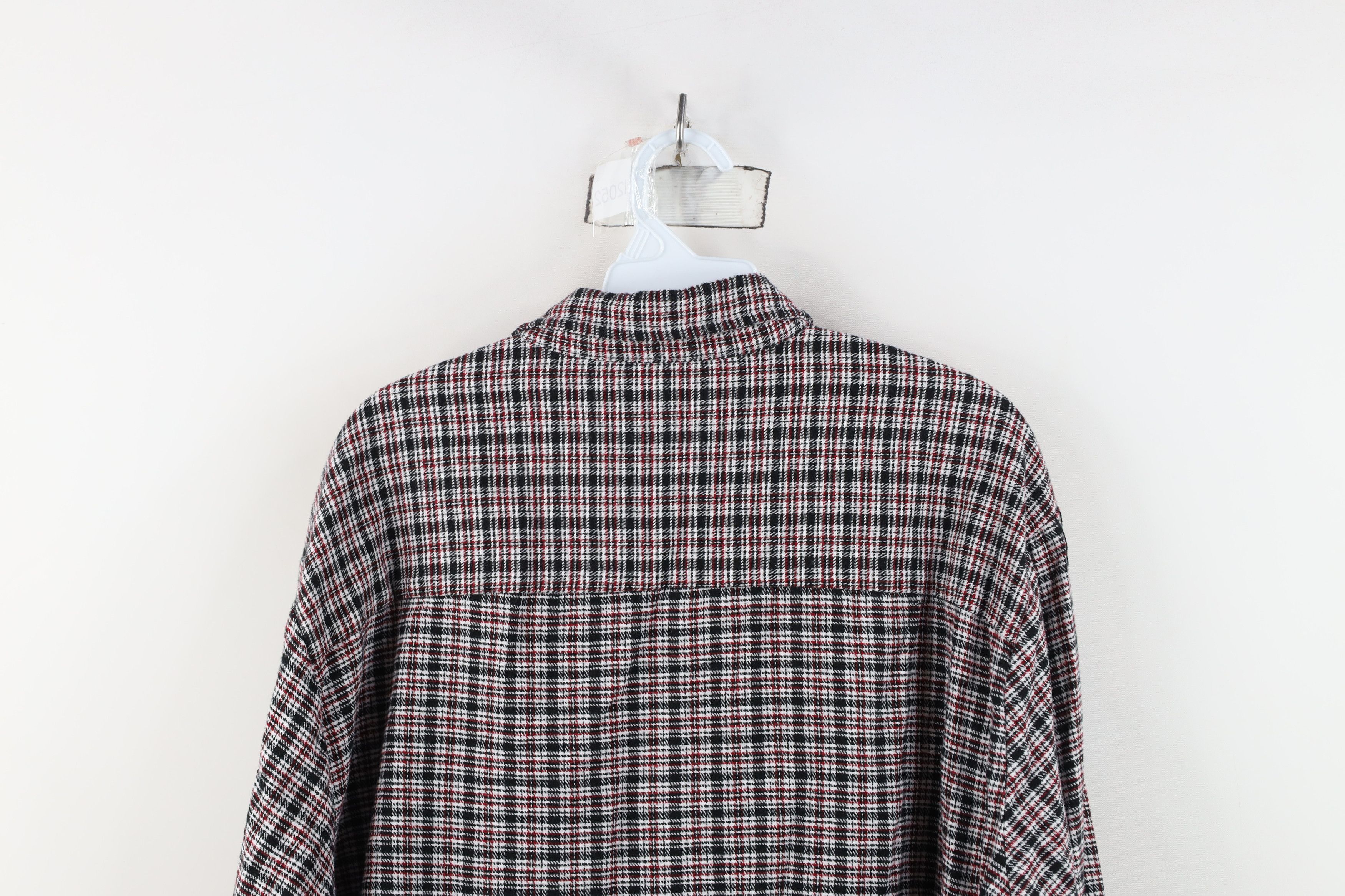 Vintage Vintage 90s Y2K Streetwear Big Pocket Flannel Collared Shirt Size US XL / EU 56 / 4 - 10 Thumbnail
