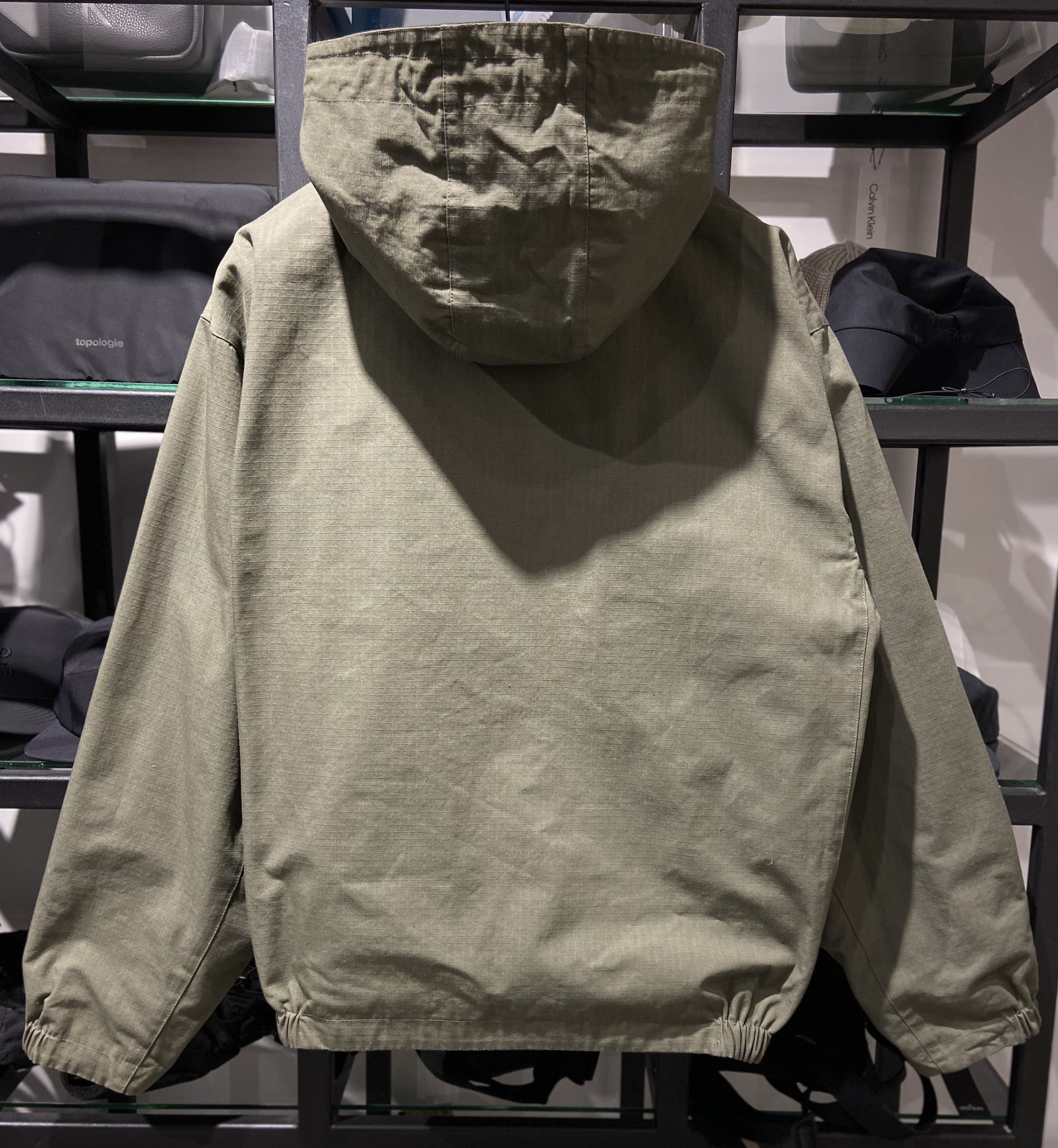 Gucci Gucci Reversible Web Stripe Hooded Jacket Olive/Black Size US M / EU 48-50 / 2 - 2 Thumbnail