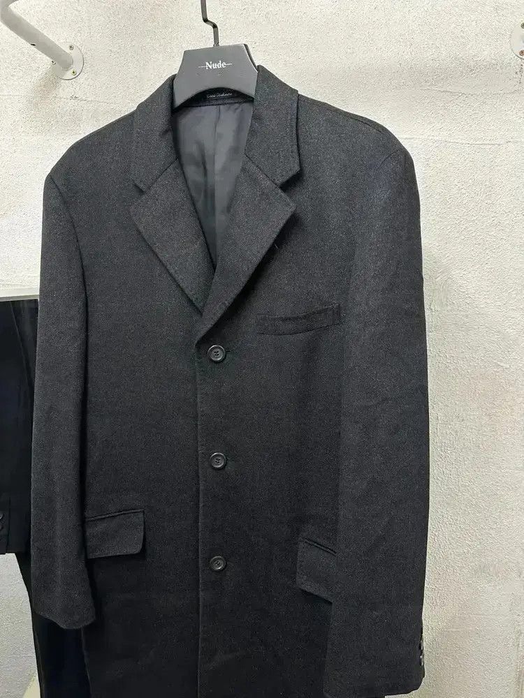 Yohji Yamamoto Yohji Yamamoto D'URBAN AAR Pure Cashmere Coat-2505 Size US L / EU 52-54 / 3 - 2 Thumbnail