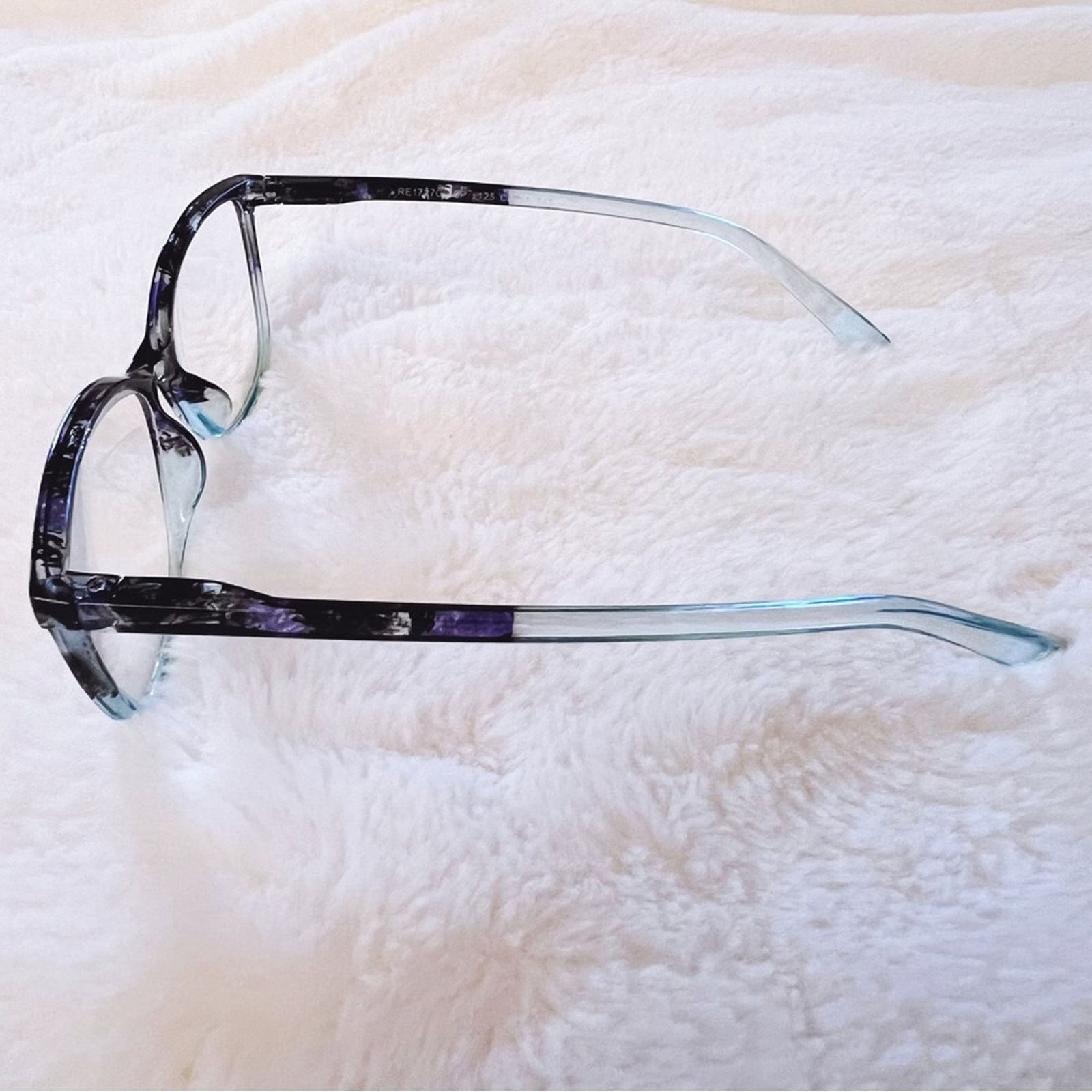 Other Eli Light Blue & Black Two Tone Reader Glasses Size ONE SIZE - 7 Thumbnail