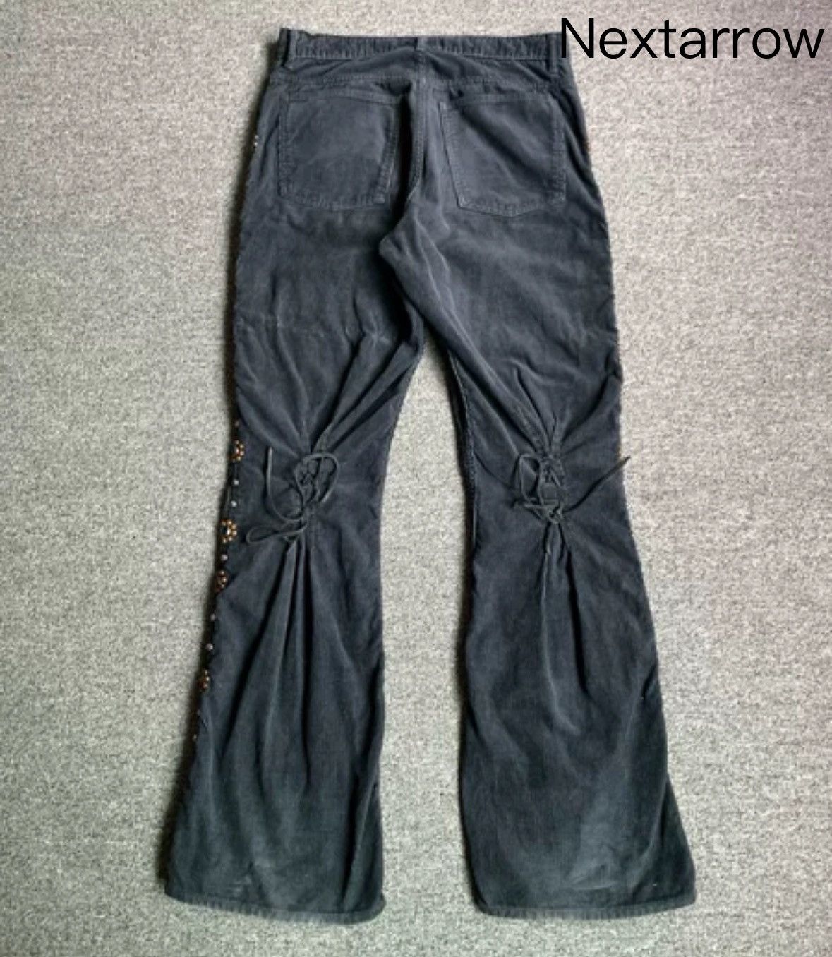 Kapital Kapital Corduroy Gemstone Pants Drawstring Bellbottom Pants Size US 32 / EU 48 - 2 Thumbnail