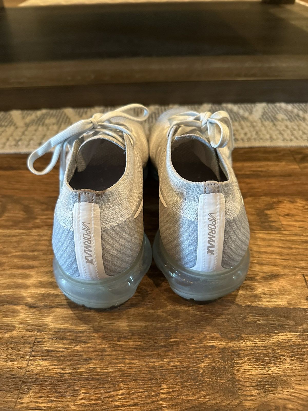 Nike Air Vapormax Flyknit Pure Platinum 2017 Size US 10.5 / EU 43-44 - 3 Thumbnail