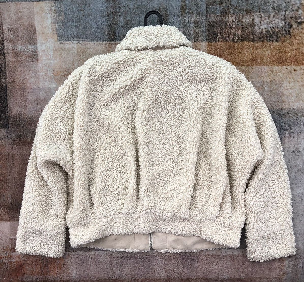 Zara Zara Fleece Sherpa Teddy Bomber Zip Up Jacket Size M / US 6-8 / IT 42-44 - 3 Thumbnail