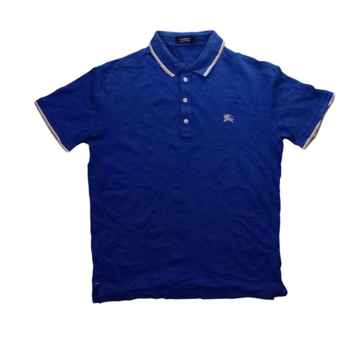 Burberry × Burberry Prorsum Burberry Black Label Blue Polos Size US L / EU 52-54 / 3 - 1 Thumbnail
