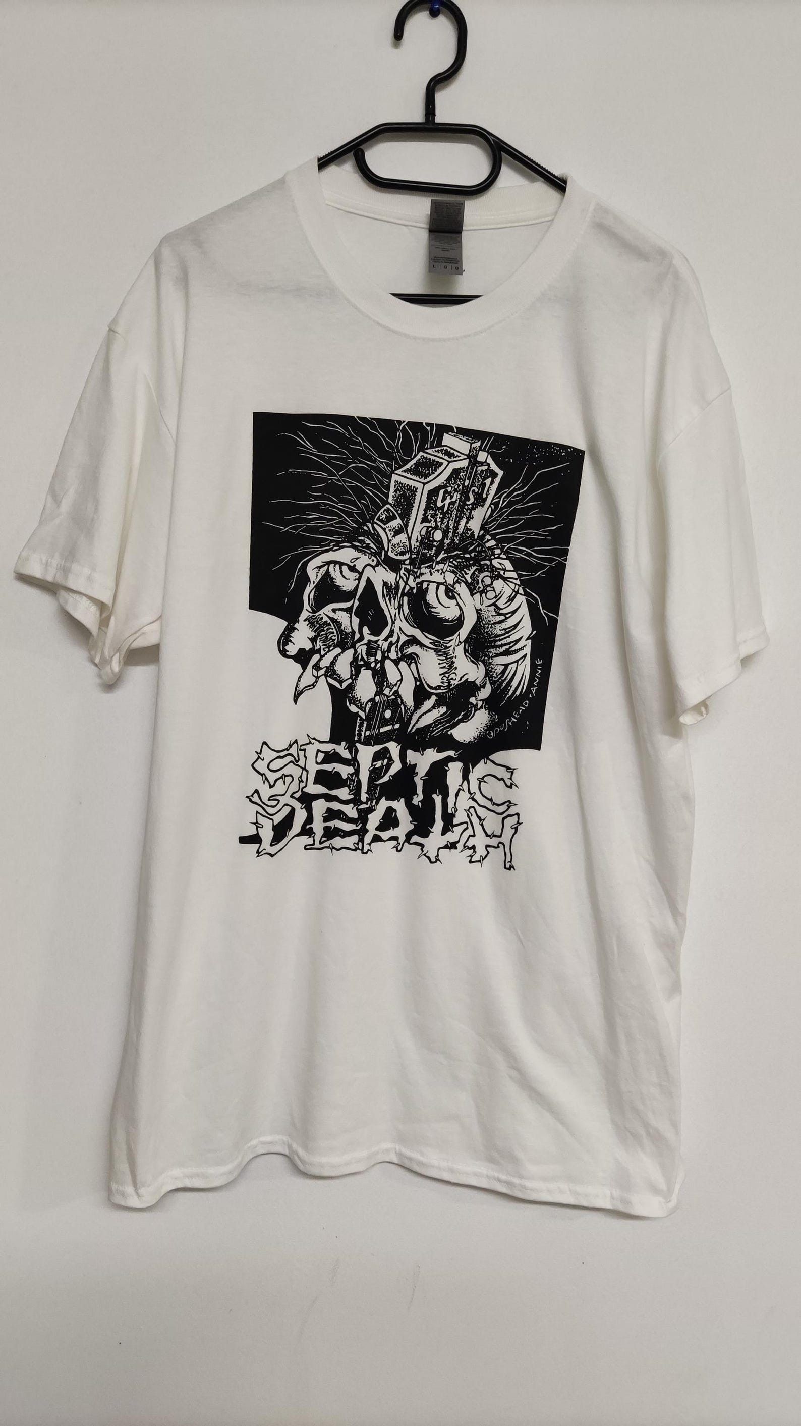 Gildan Septic Death Punk Rock T-shirts Size US L / EU 52-54 / 3 - 1 Thumbnail