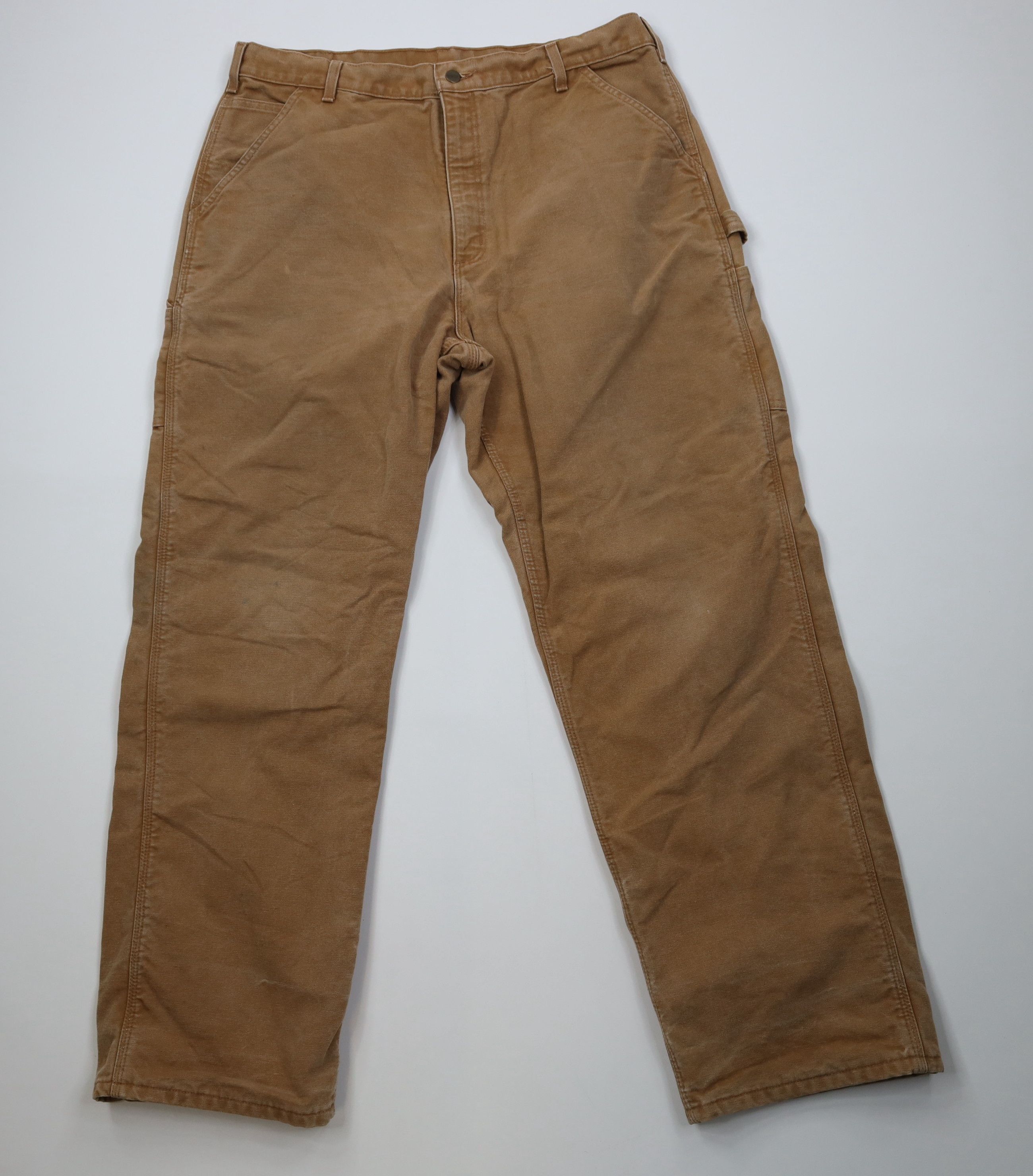 Carhartt Vintage Carhartt Lined Canvas Wide Leg Dungaree Pants USA Size US 38 / EU 54 - 2 Thumbnail