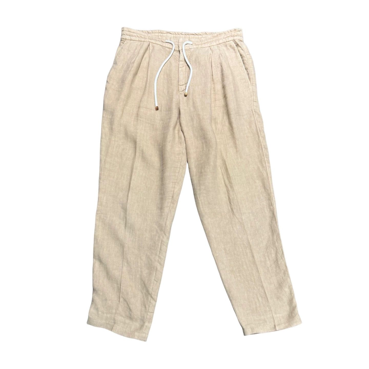 Brunello Cucinelli Brunello Cucinelli Linen Casual Pants Size 30 Size US 30 / EU 46 - 1 Thumbnail