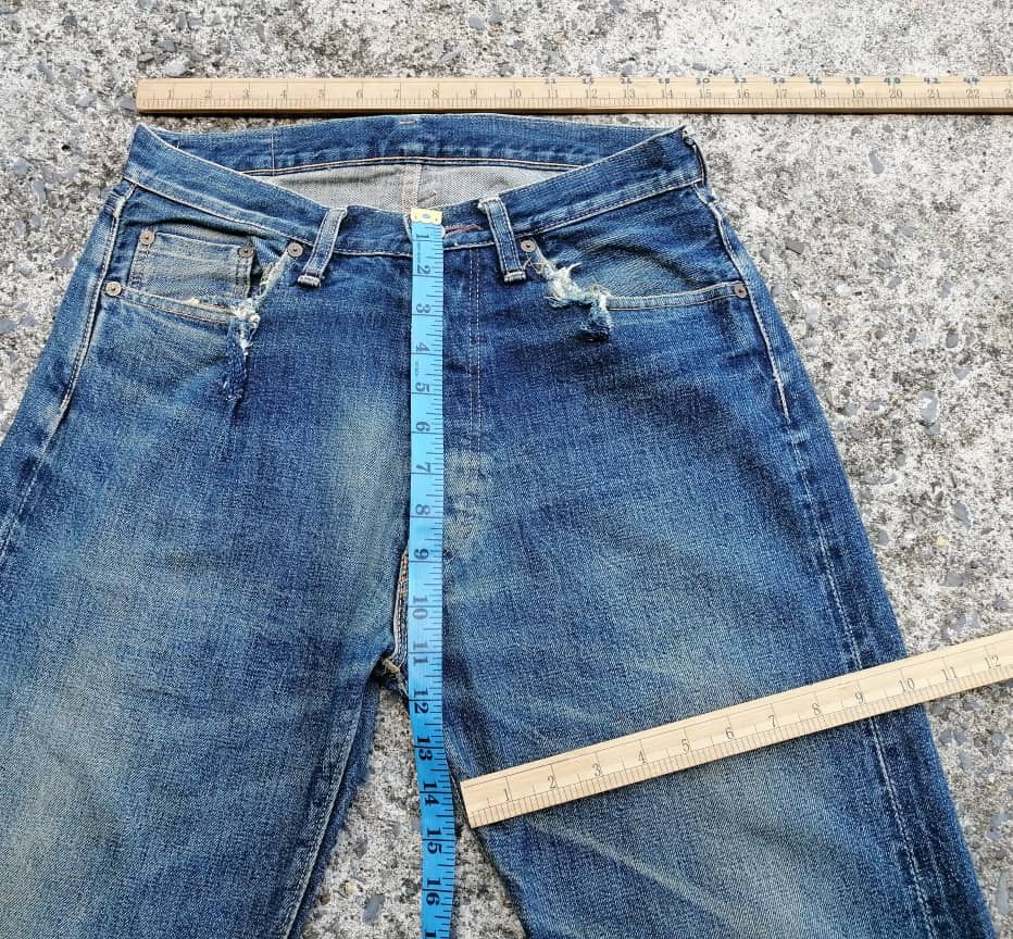 Denime × Japanese Brand Denime Made In Japan Selvedge Distressed Denim Jeans Size US 28 / EU 44 - 8 Thumbnail