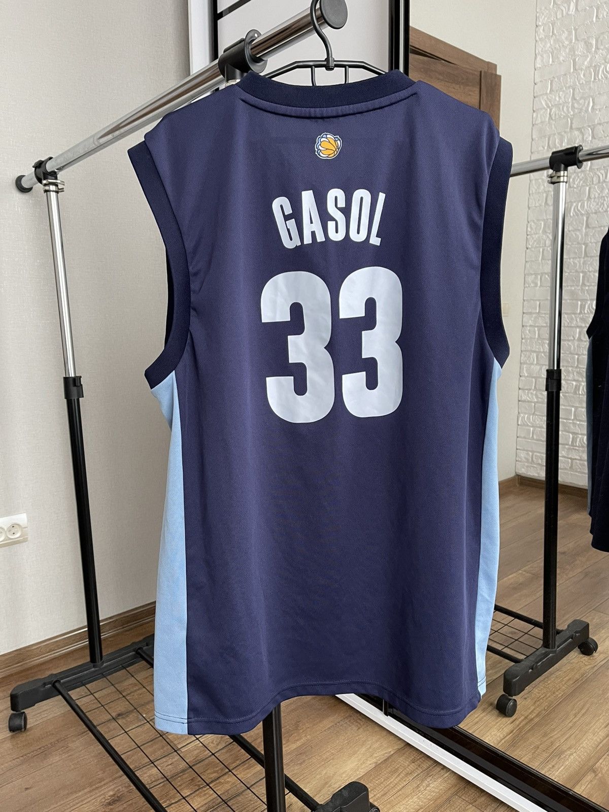 NBA Adidas Memphis Grizzlies Gasol Vintage NBA Jersey T-Shirt Size US L / EU 52-54 / 3 - 5 Thumbnail