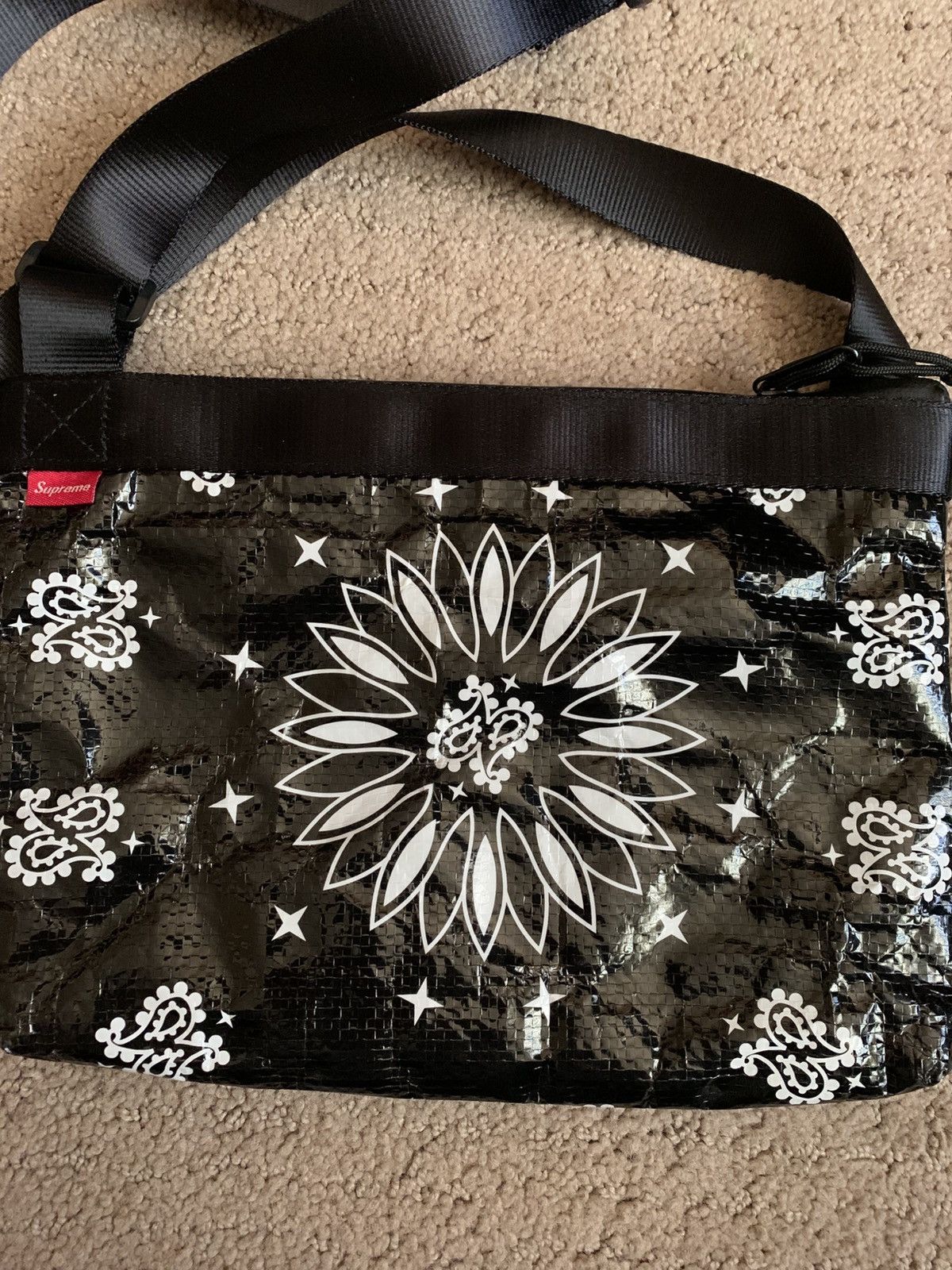 Supreme Paisley Shoulder Bag