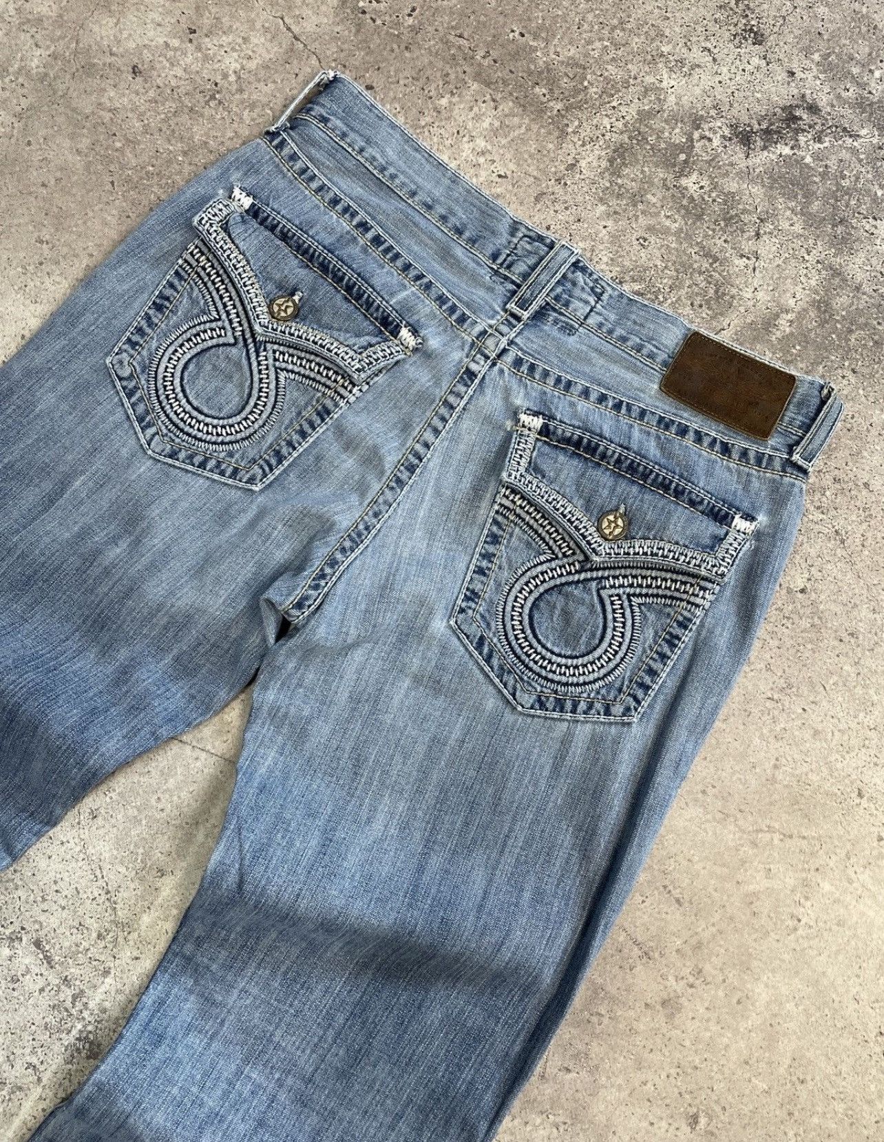 True Religion Vintage Y2K Big Star Like True Religion Y2K Distressed Jeans Size US 36 / EU 52 - 8 Thumbnail