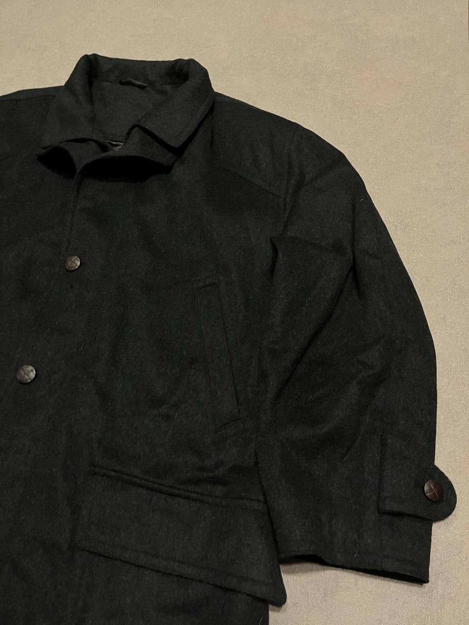Other Vintage 90s Men`s Coat Viscose Wool Heavyweight Size US L / EU 52-54 / 3 - 4 Thumbnail
