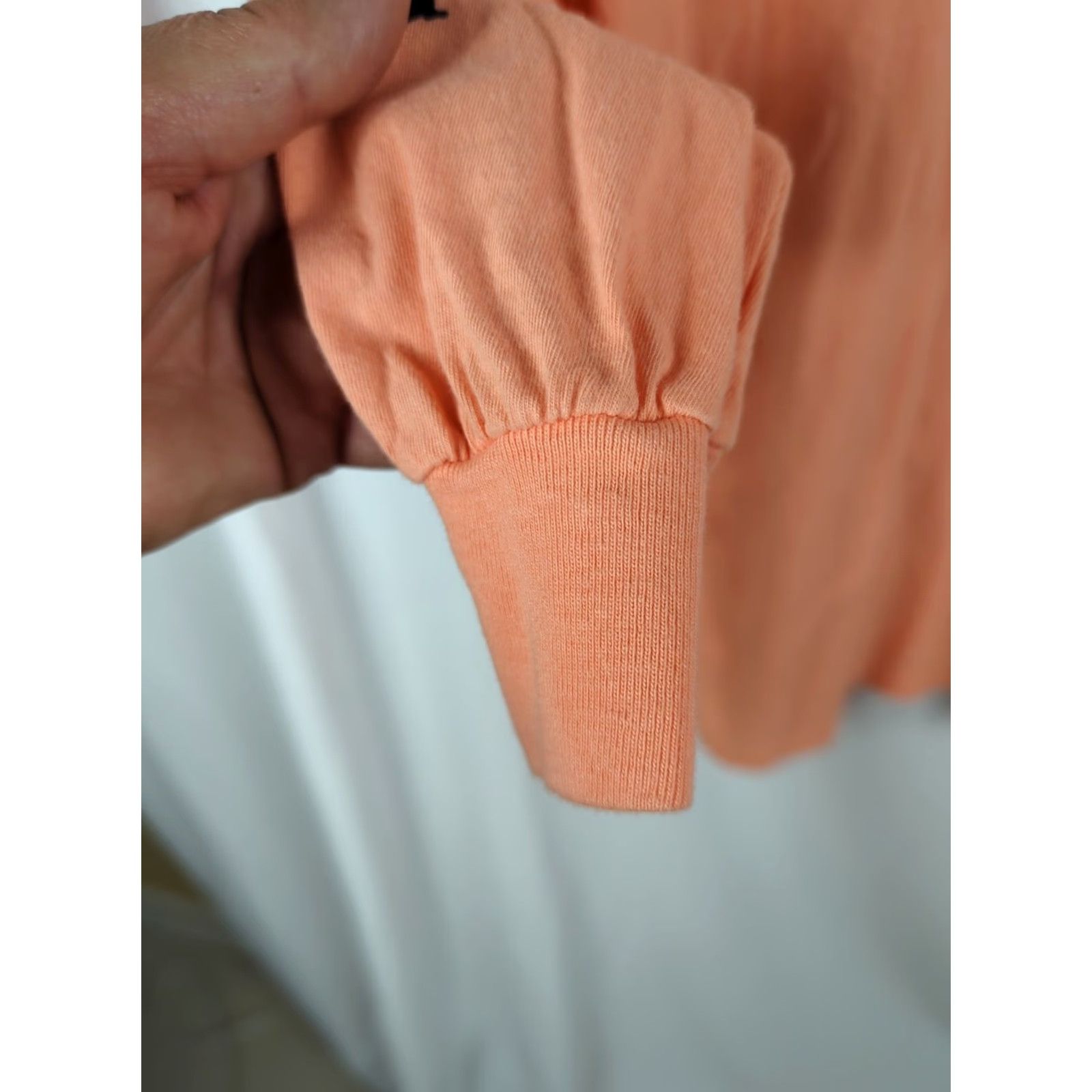 Vintage Salt Life T-Shirt Mens Long Sleeve Crew Neck Shark Graphic Peachy Orange Cotton Jersey XL Regular Beach Outdoor Logo Size US XL / EU 56 / 4 - 6 Thumbnail
