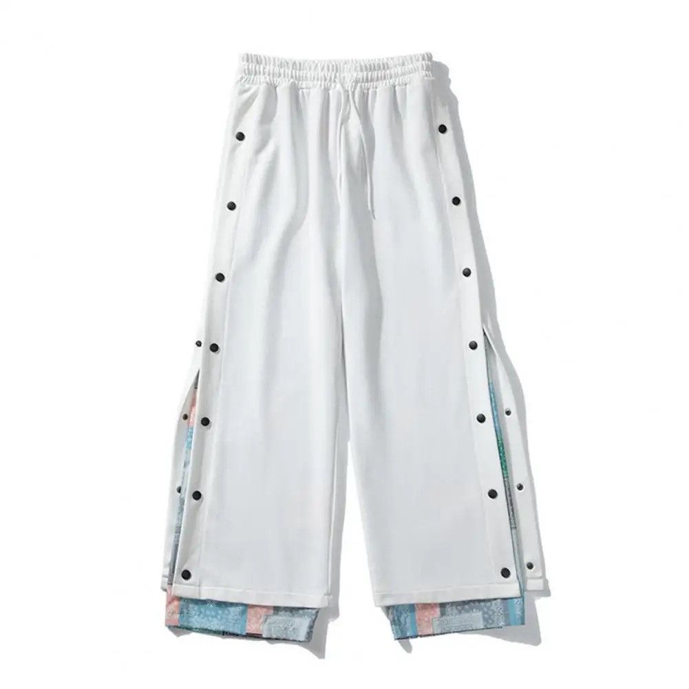 Japanese Brand × Other Hip Hop Harajuku Straight Pants Men Patchwork Trousers Size US 32 / EU 48 - 3 Thumbnail