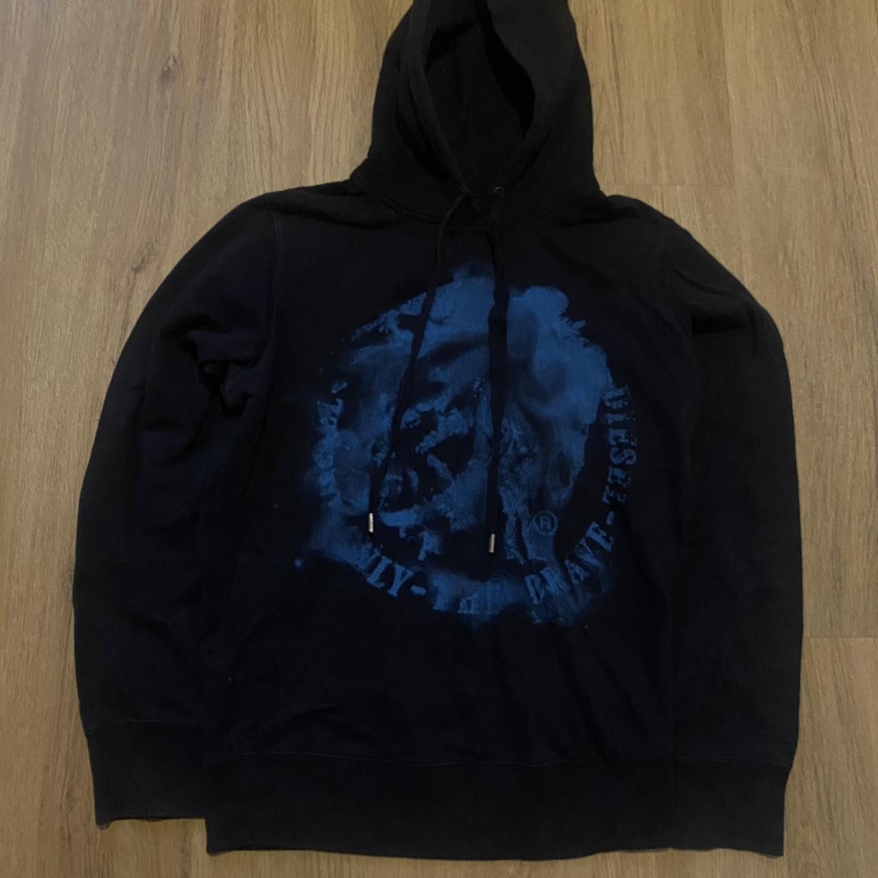 Diesel Diesel Hoodie Big Print Premium Vintage y2k 2000s Size US M / EU 48-50 / 2 - 2 Thumbnail