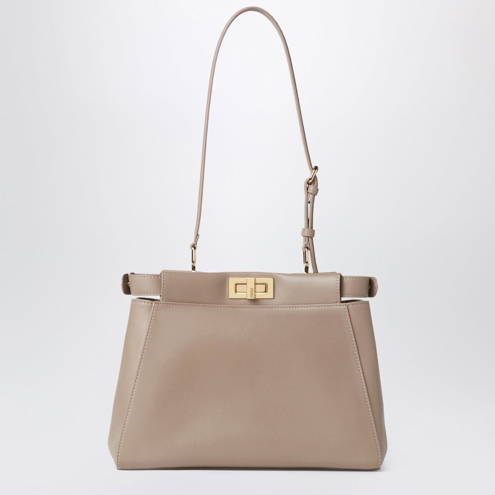Fendi FENDI $5550 My Peekaboo Small Dove Gray Leather Bag New & Au Size ONE SIZE - 2 Thumbnail